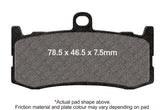 EBC Disc Brake Pads - FA491HH
